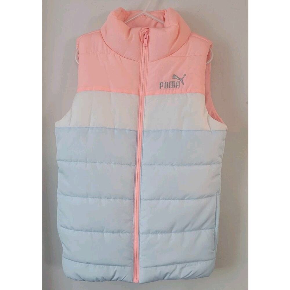 Puma Puffer Vest Juniors Sz. S 7/8 Lightweight Insulated Outdoor Hiking 2023